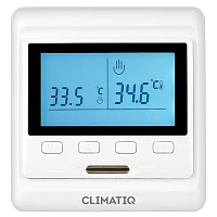 Терморегулятор Climatiq PT програмируемый электронный белый